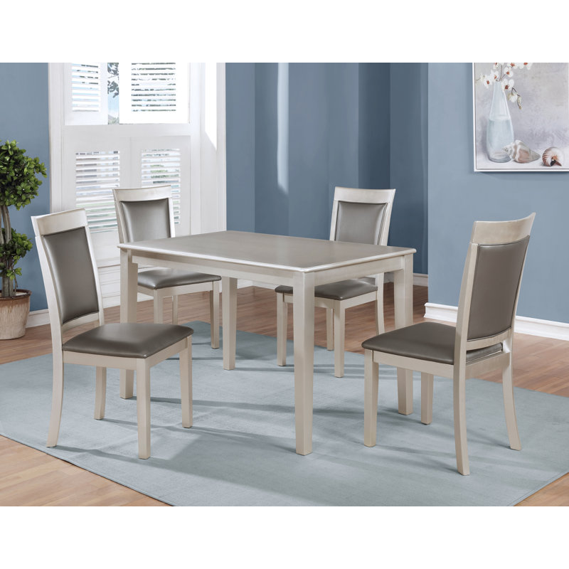 House of Hampton Kitterman 5 Piece Dining Set & Reviews Wayfair